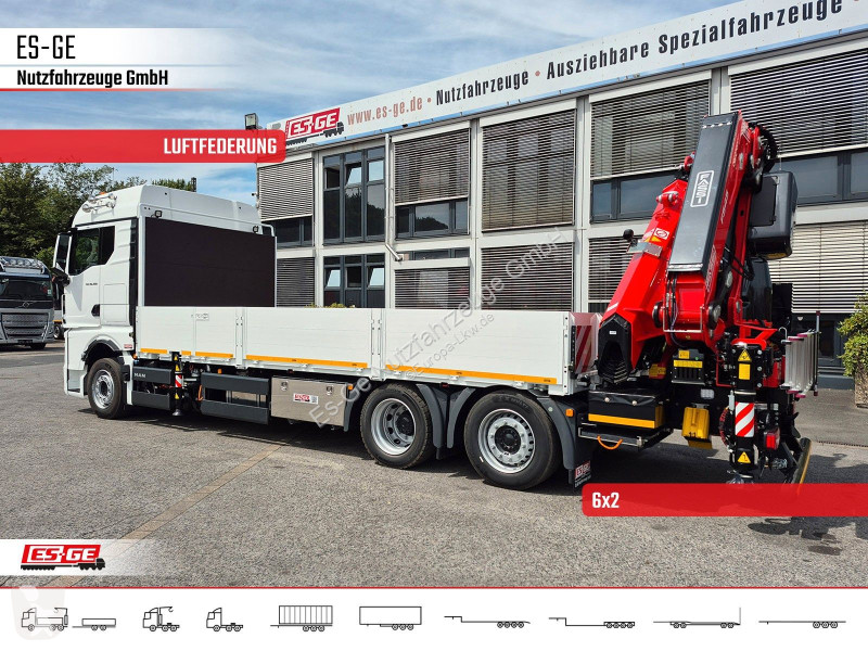 Kamión MAN 26.480 6x2-4 LL CH mit Fassi...