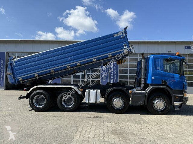 شاحنة Scania P 410 8x4 Dreiseitenkipper DAUTEL