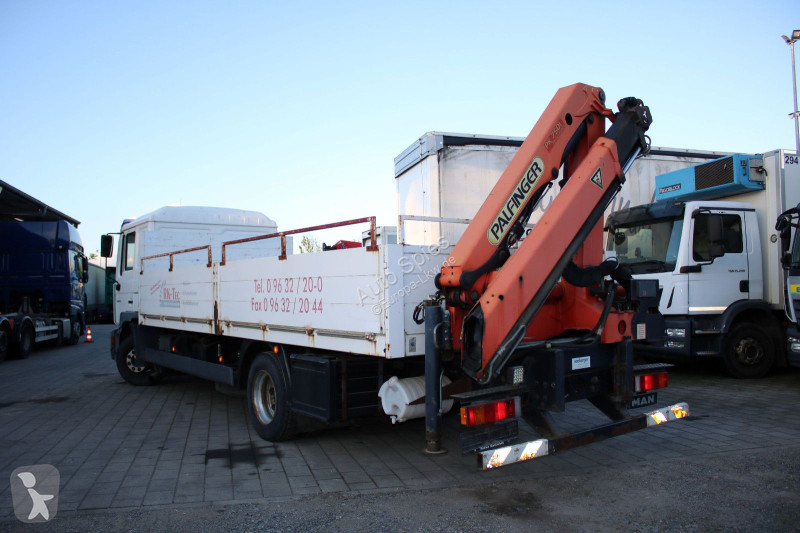 Lastbil MAN 12.250  mit HECKLADEKRAN *PALINGER...