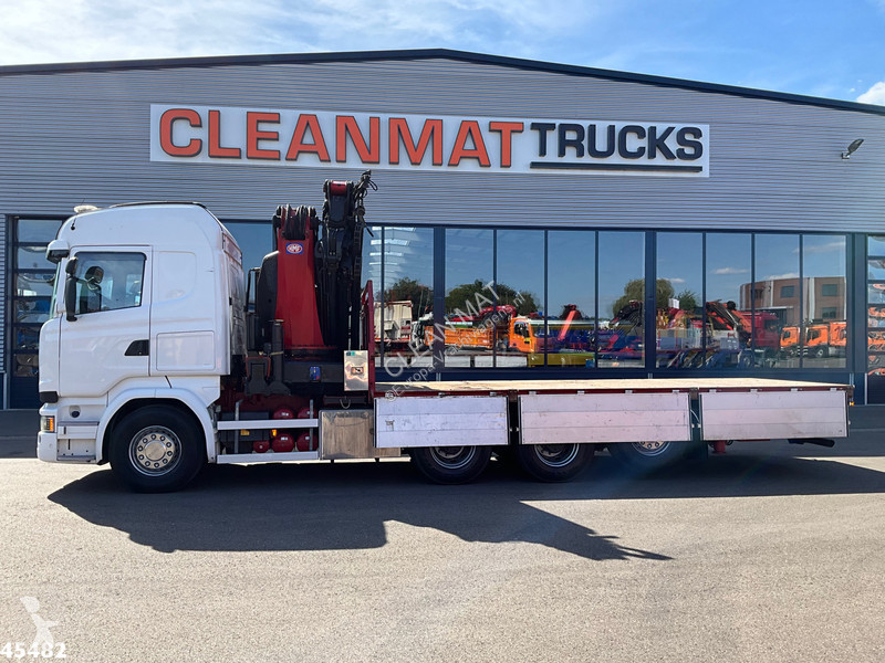 شاحنة Scania 490 8x4 Euro 6 etarder HMF 60...