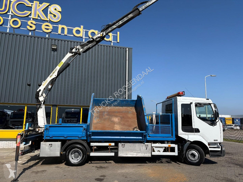 شاحنة Renault 220 + PALFINGER PK 6001 + tipper...