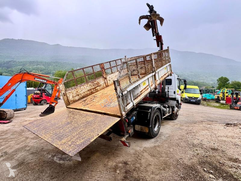 شاحنة Mercedes  ATEGO 1218 Camion benne grue...
