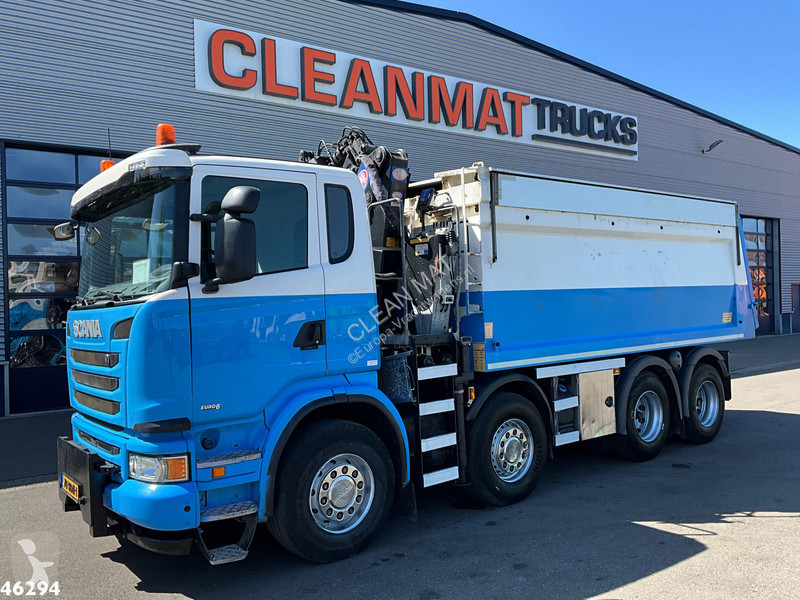 شاحنة Scania 410 Euro 6 HMF 16 Tonmeter Z-kraan