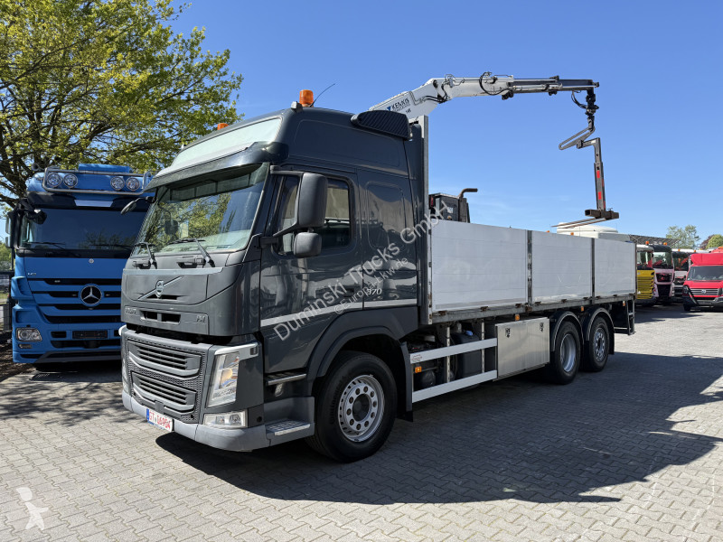 شاحنة Volvo FM 370 6X2 Kran Kennis K14R Baustoff