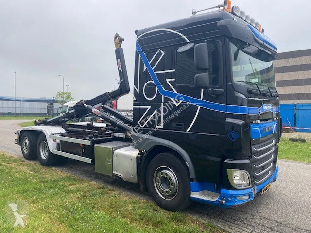 شاحنة DAF 480 FAN,Hyva haakarm , euro 6 ,...