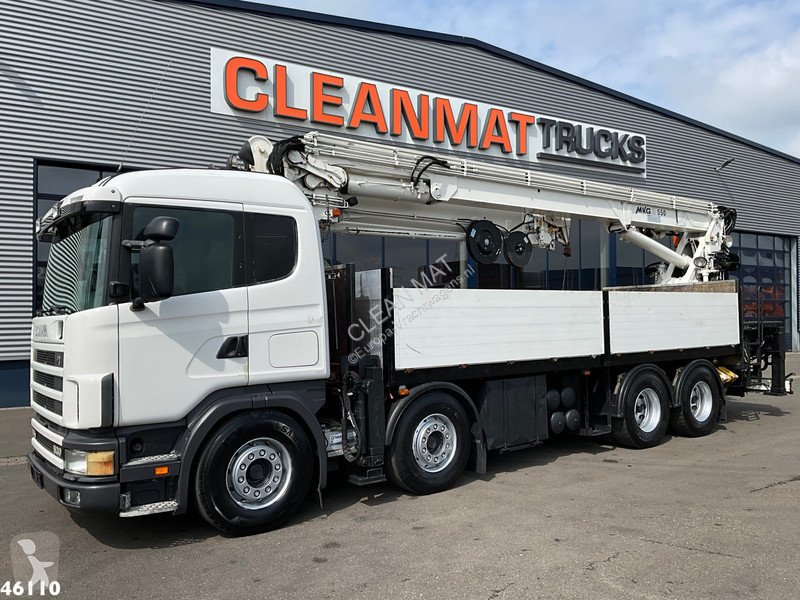 شاحنة Scania R 144 8x4 Retarder MK 55 Tonmeter...