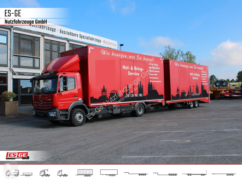 Camion Mercedes MB 2-Achs-W Koffer mit...