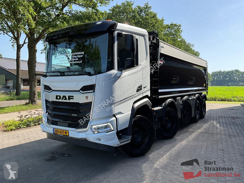 Lastbil DAF 480 10x4 mid-lift bladgeveerd met...