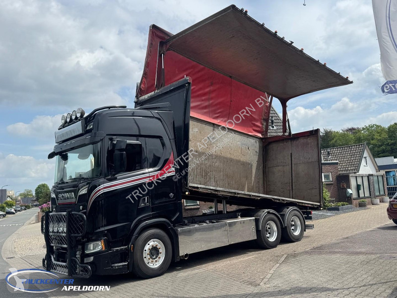 شاحنة Scania S650 V8 NS 6x4, Rear tipper and...