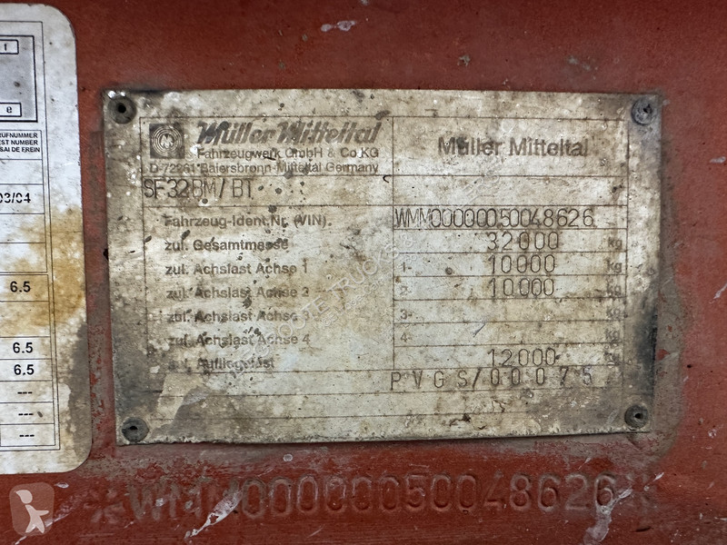 نصف مقطورة Müller Mitteltal MITTELTAL Mixer 9 cub*