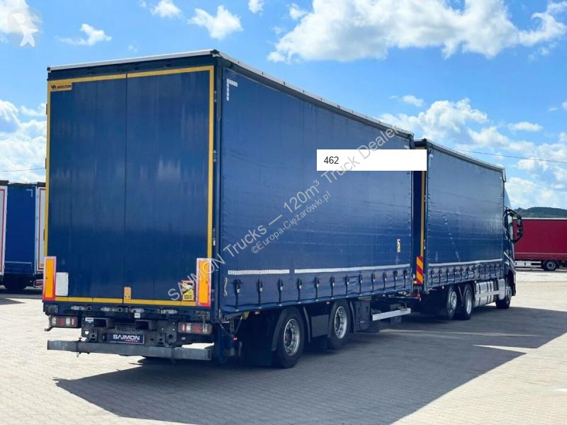 شاحنة مقطورة Volvo FH 460 / ZESTAW TANDEM 120M3...