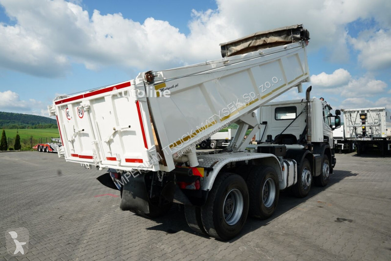 شاحنة Scania P 440 / 8x4 / WYWROTKA 2 STRONNA /...