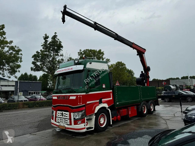شاحنة Renault T HIGH 520 6X2 EURO 6 + PALFINGER...