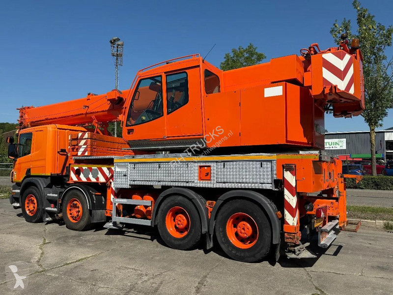 شاحنة Scania P380 8X4 + FAUN HK40 + FYJIB +...