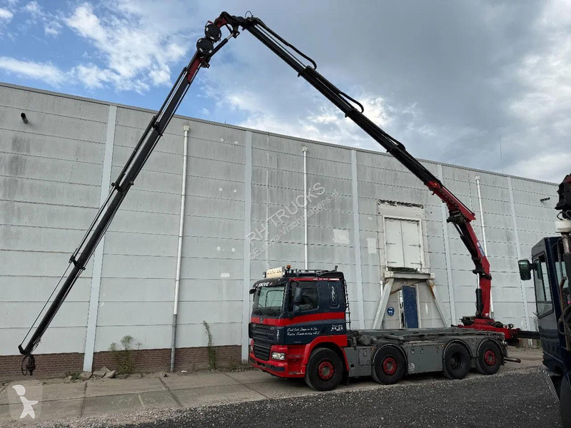 شاحنة DAF 85460 8X2 EURO 5 - HMF 2620 K4 +...