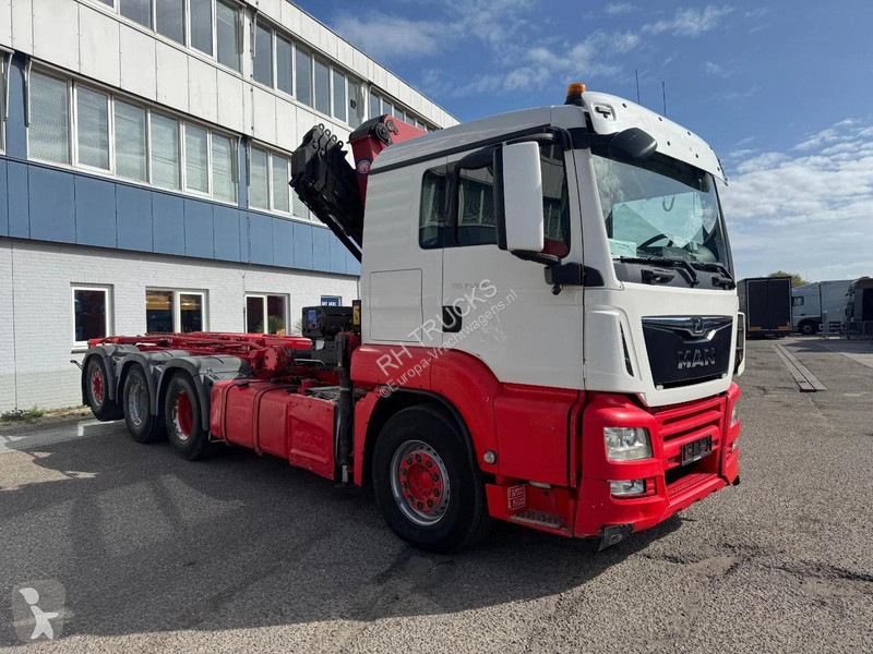 Vrachtwagen MAN 35.500 8X4 EURO 6 - HMF 262L +...