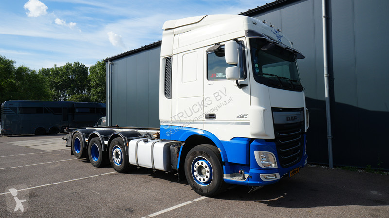 شاحنة DAF 510 8x2 20FT container transport truck