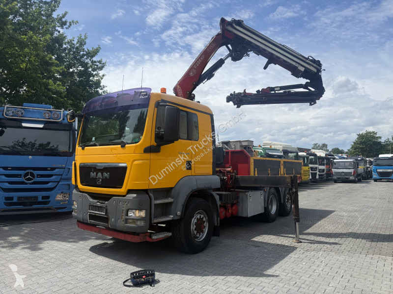 شاحنة MAN TGS 26.400 6X4H-2 Kran Fassi F235XP...