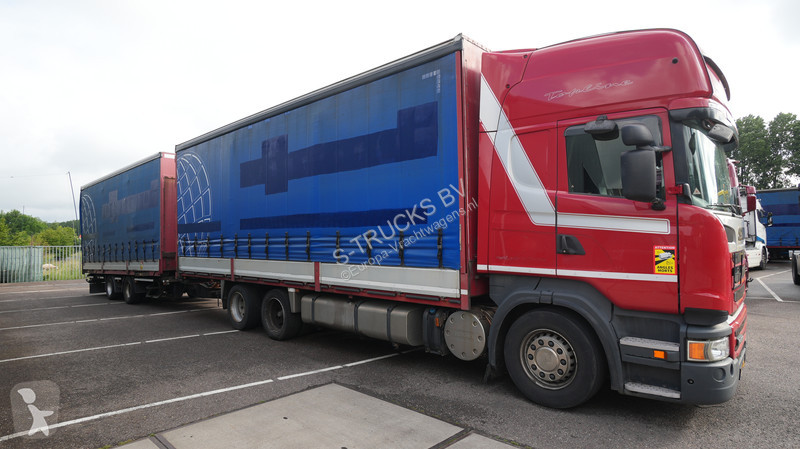 Camion Scania 400 6x2 curtainside in combo with...