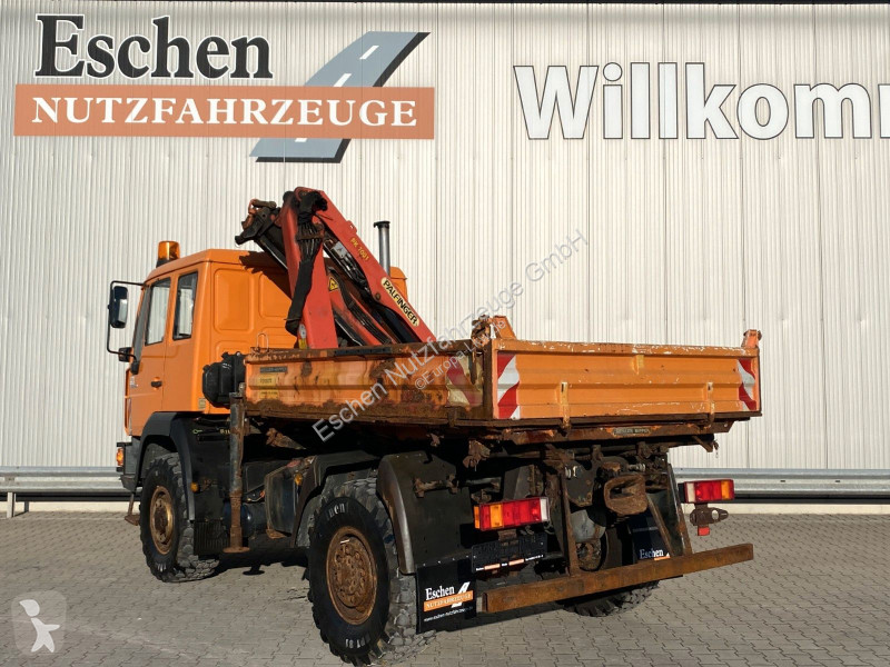شاحنة MAN 8.220 4x4 | Kipper/Kran Palfinger PK7001