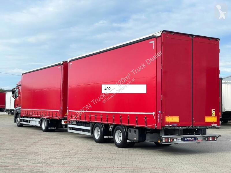 شاحنة مقطورة Mercedes ACTROS / ZESTAW TANDEM...