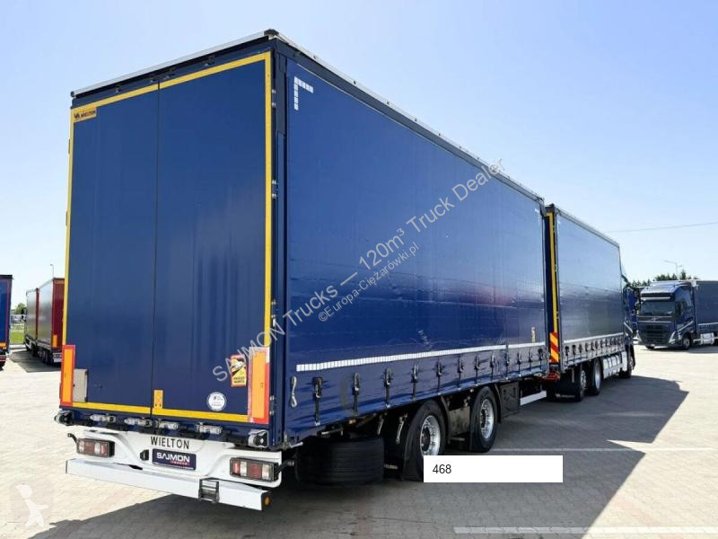شاحنة مقطورة DAF XG 480 / ZESTAW TANDEM 120 M3...