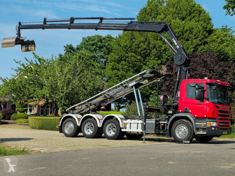 شاحنة Scania 410 CRANE/CONTAINER!! ZERO...