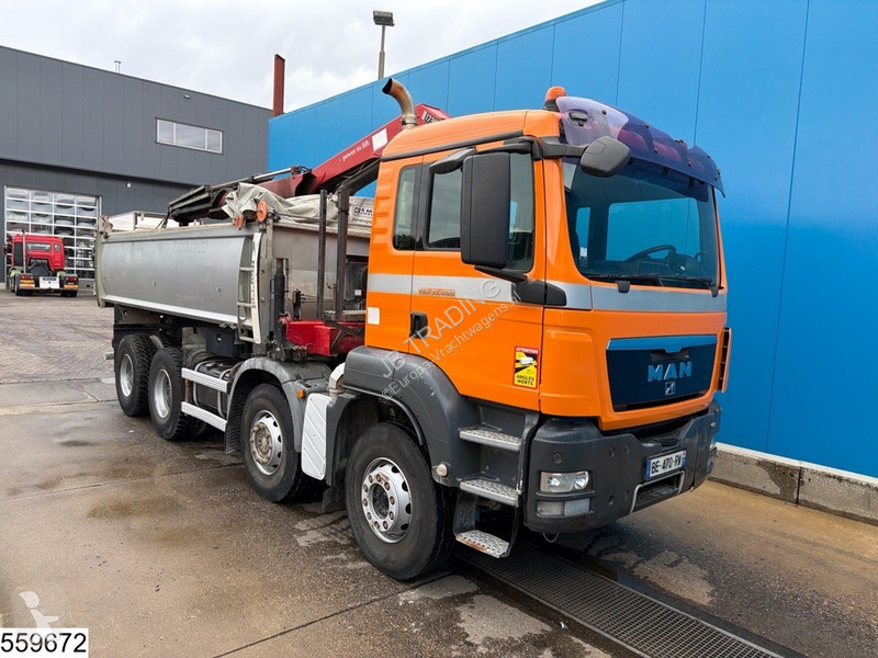 شاحنة MAN 35 400 8x4, EURO 5, HMF, Retarder,...