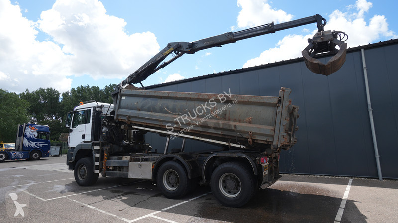 شاحنة MAN TGS 6x6 cable system tipper truck...