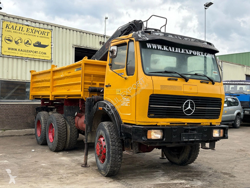 Ciężarówka Mercedes SK Kipper + Crane 6x6 V8...