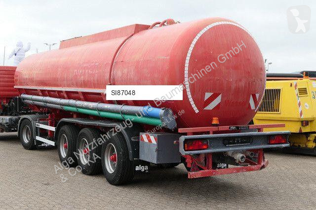 شاحنة  Alu, 39m³, 1 Kammer, Wassertank,Blatt
