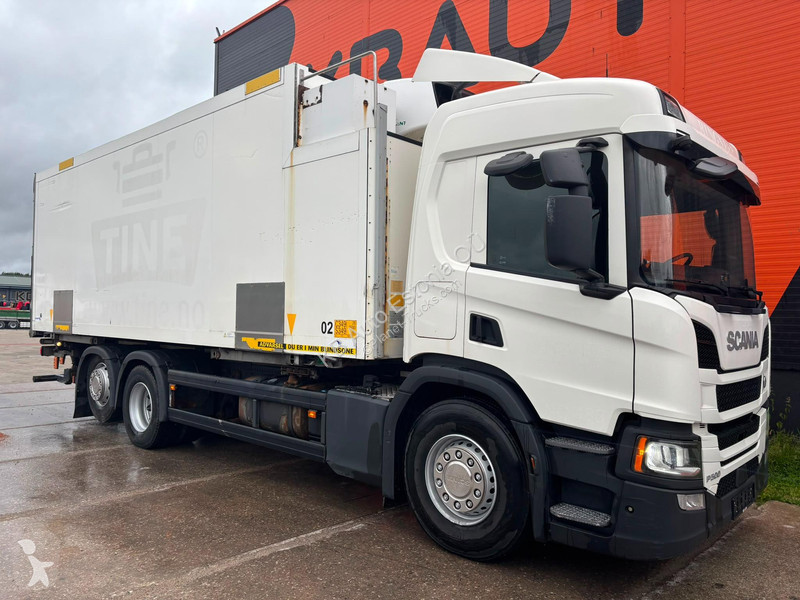 شاحنة Scania P 500 6x2*4 CARRIER / BOX =7702 mm...