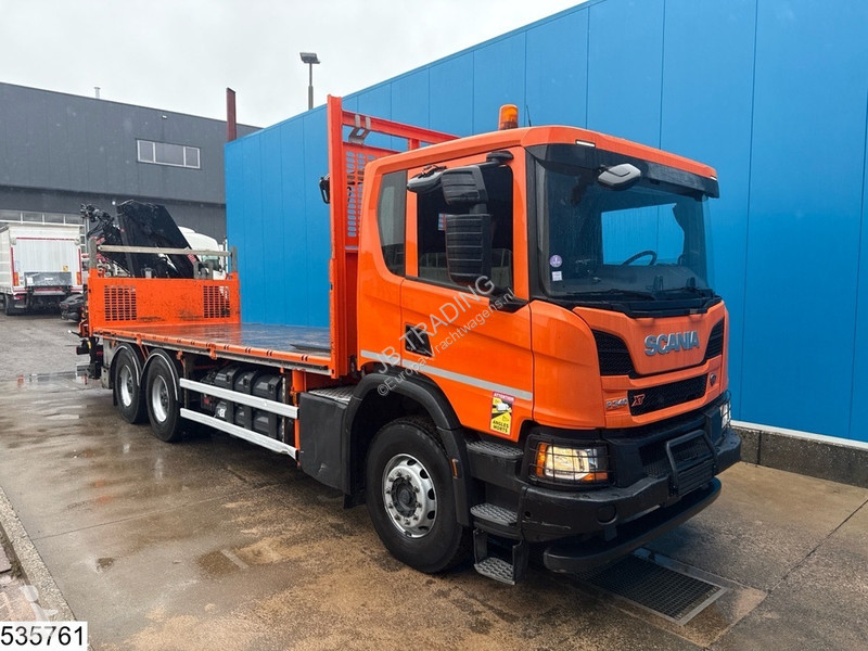 Camión Scania 6x4, EURO 6, CNG, Hiab, Remote