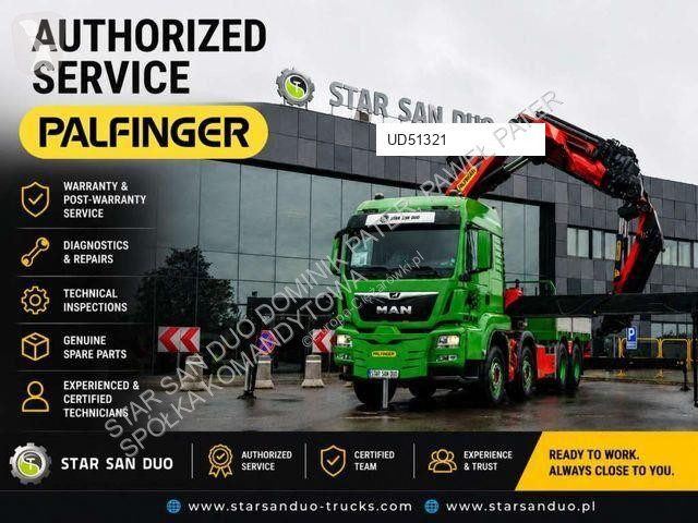 شاحنة MAN TGS 35.500 8x4 Palfinger PK 135.002...