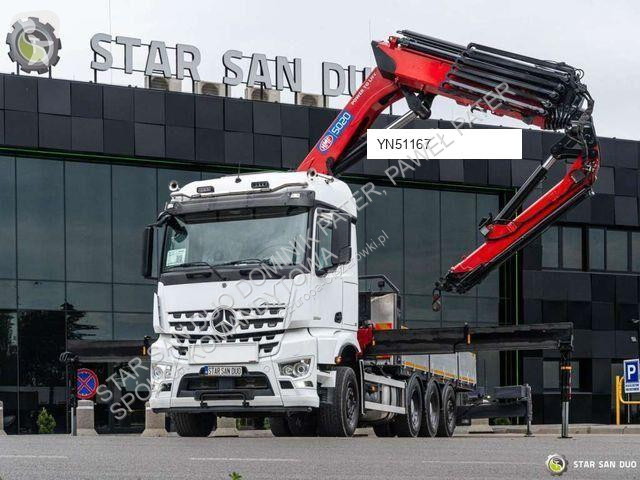 شاحنة Mercedes AROCS 3253 8x4 HMF 5020 Fly Jib...