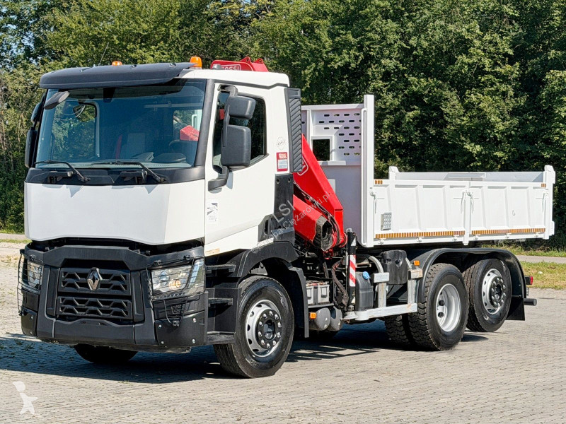 Камион Renault C 380* KIPPER 4,50 m* KRAN/FUNK...
