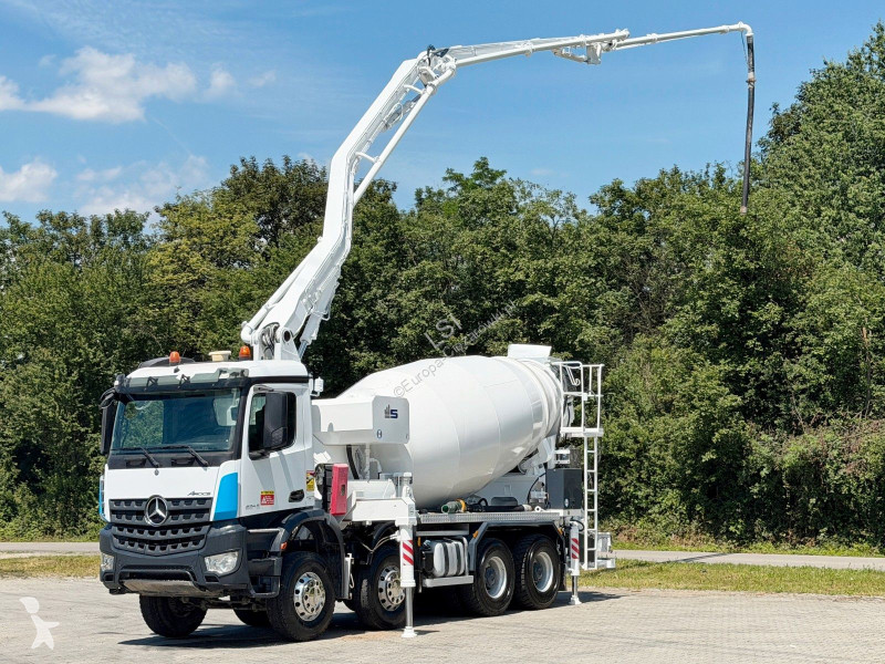 Камион Mercedes AROCS 3743 * Betonpumpe + FUNK...