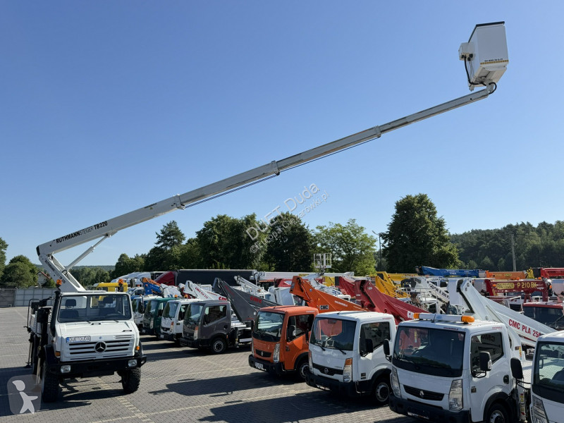 Camion Mercedes UNIMOG 437 4x4 Zwyżka RUTHMANN...