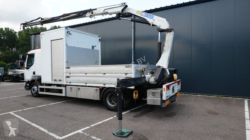شاحنة Volvo 280 open box truck with HMF 1320...
