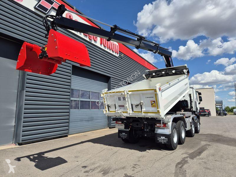 شاحنة Renault 520 BI-BENNE + GRUE / VOITH KSeries