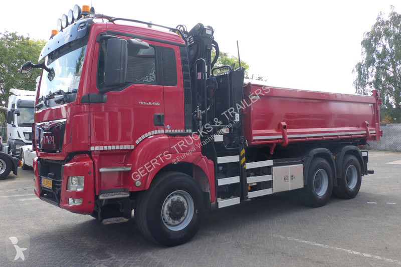 شاحنة MAN TGS | 6X6 | 2 Side Tipper + Hydraulic...