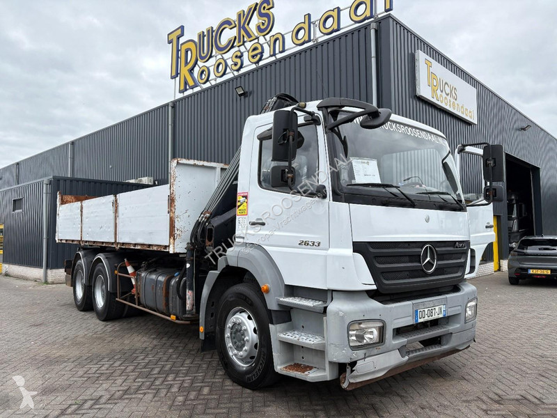 شاحنة Mercedes 2633 + HIAB 122 B-2 + 6X4 +...