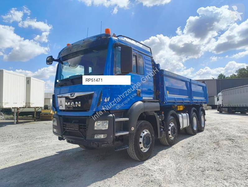 Lastbil MAN TGS 35.460 Kipper 42.460 8x4 AHK (44)