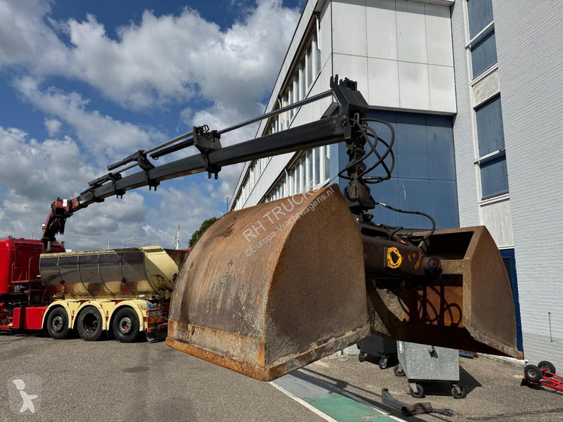 شاحنة Scania R520 V8 8X2 EURO 6 KIPPER + HMF...