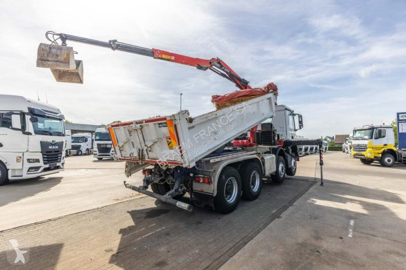 شاحنة Mercedes  AROCS 3243 BB+BIBENNE+ BAE...