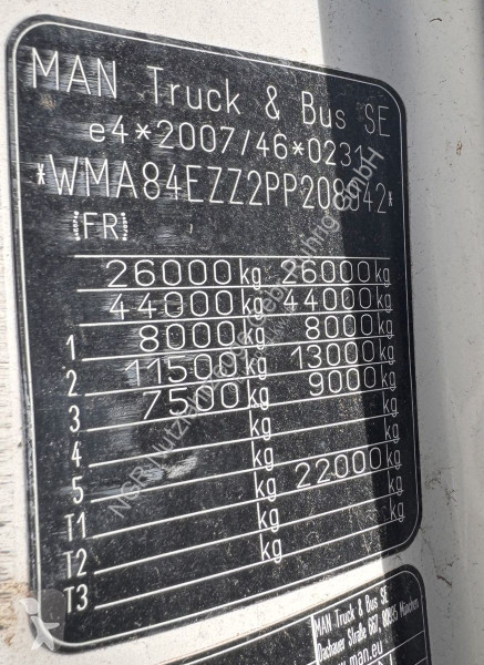 شاحنة MAN 26.430 26.470 6X4-4 Unfall oder...