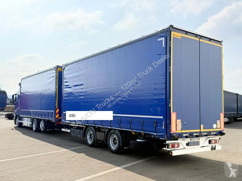 شاحنة مقطورة Volvo FH 460 / ZESTAW TANDEM 120M3...