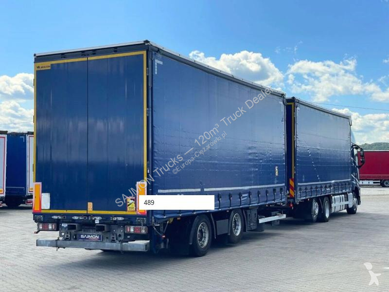 شاحنة مقطورة Volvo FH 460 / ZESTAW TANDEM 120M3...
