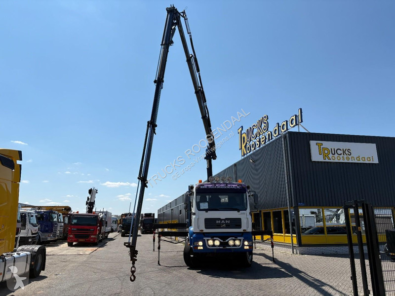 شاحنة MAN 41.430 + HMF 4220 K4   4X EXT + JIB...
