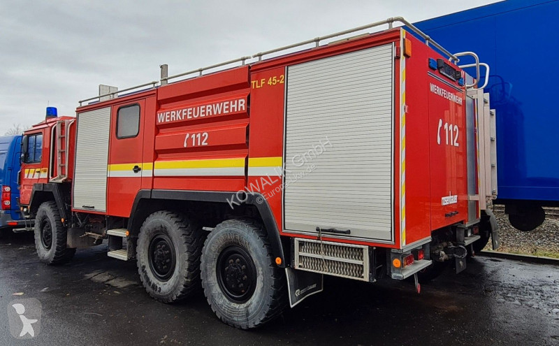 شاحنة MAN Feuerwehr 6x6 Tanklöschfahrzeug 4500/500